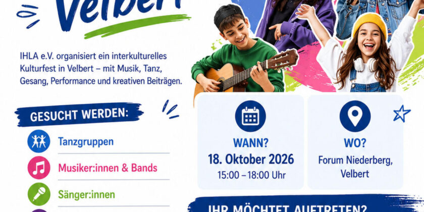 Herzliche Einladung zur BUNTEN BÜHNE VELBERT 2026